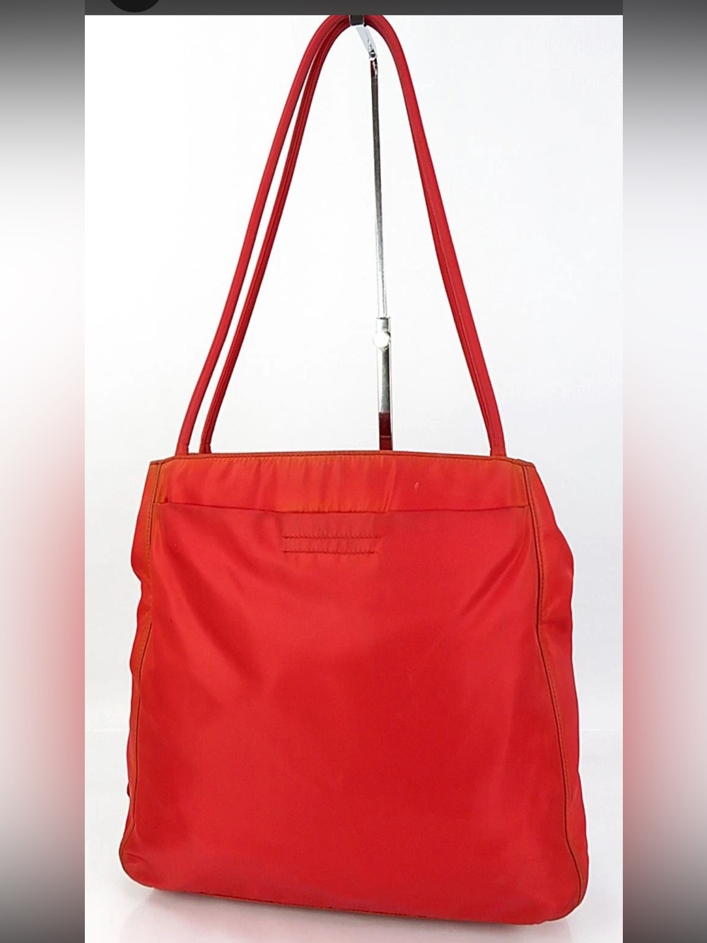 Prada Red Nylon Shoulder Bag